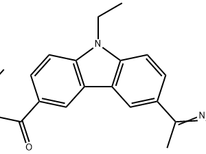 1-[9-乙基-6-(2-甲基苯甲醯基)-9H-哢唑-3-基]乙酮 1-(O-乙醯肟)