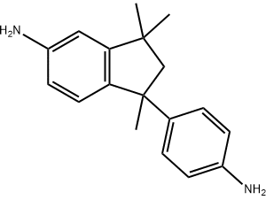 5(6)-氨基-1-(4-氨基苯基)-1,3,3-三甲基茚滿 （茚二胺-混合物）